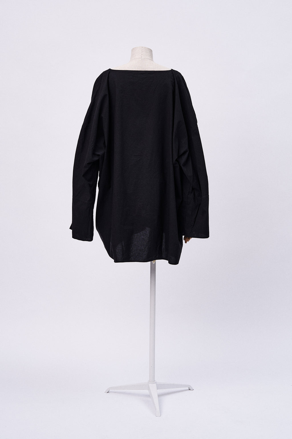 Oversized V-Neck Blouse