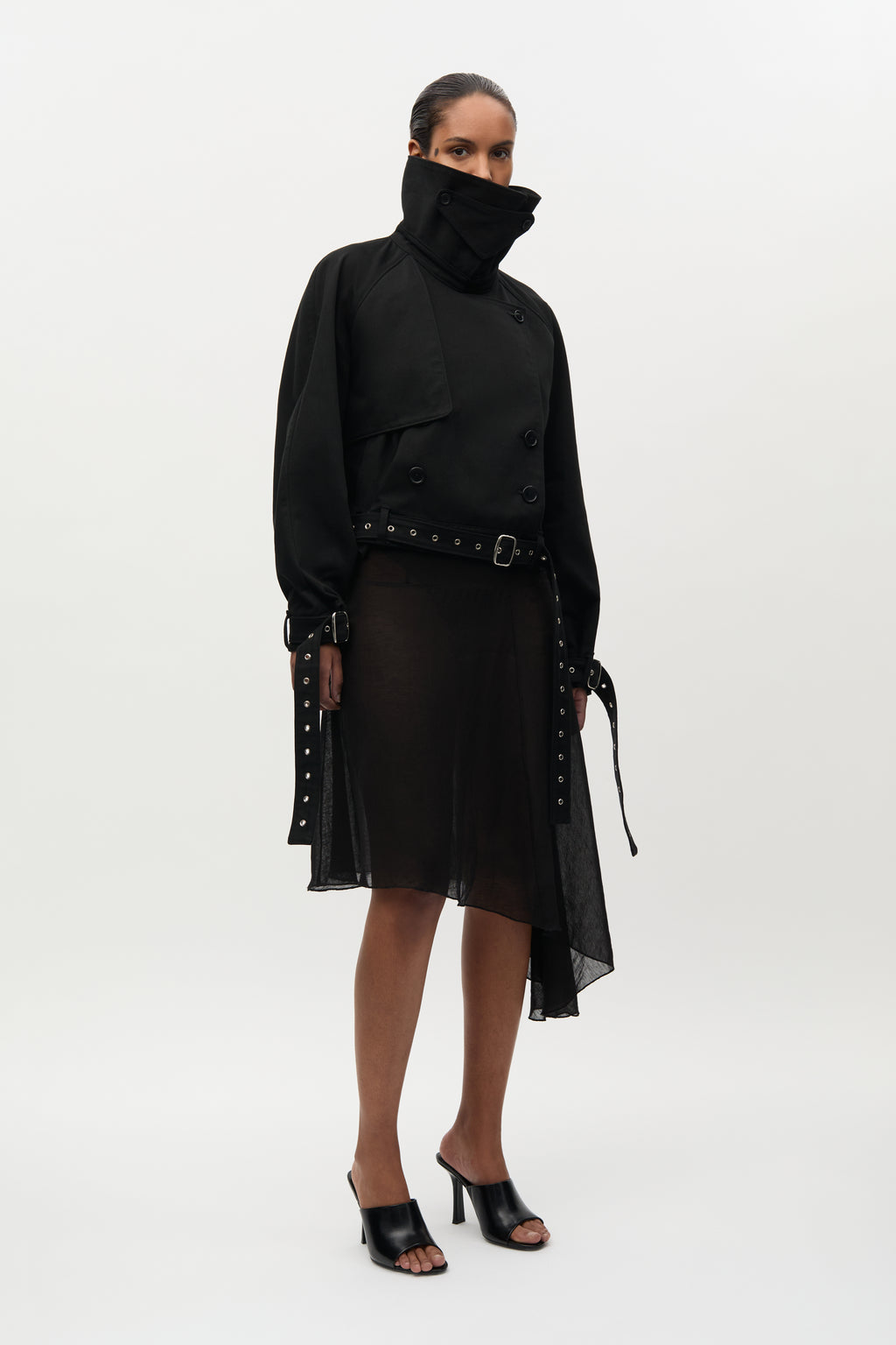 Cropped Trench Jacket
