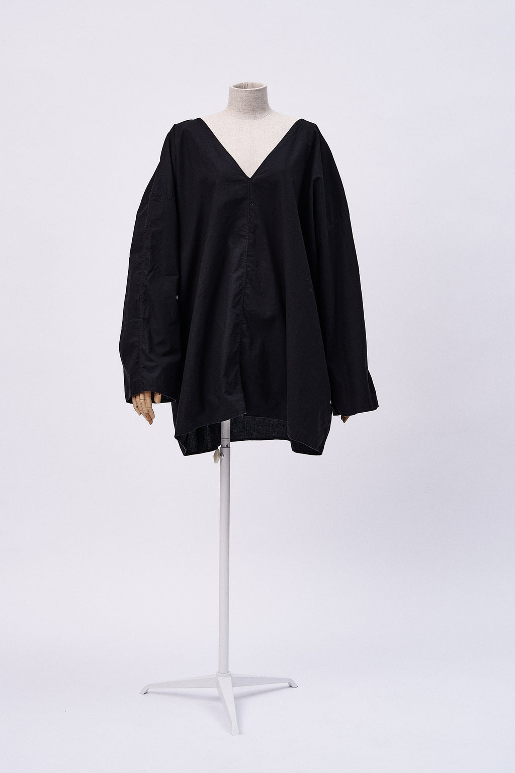 Oversized V-Neck Blouse