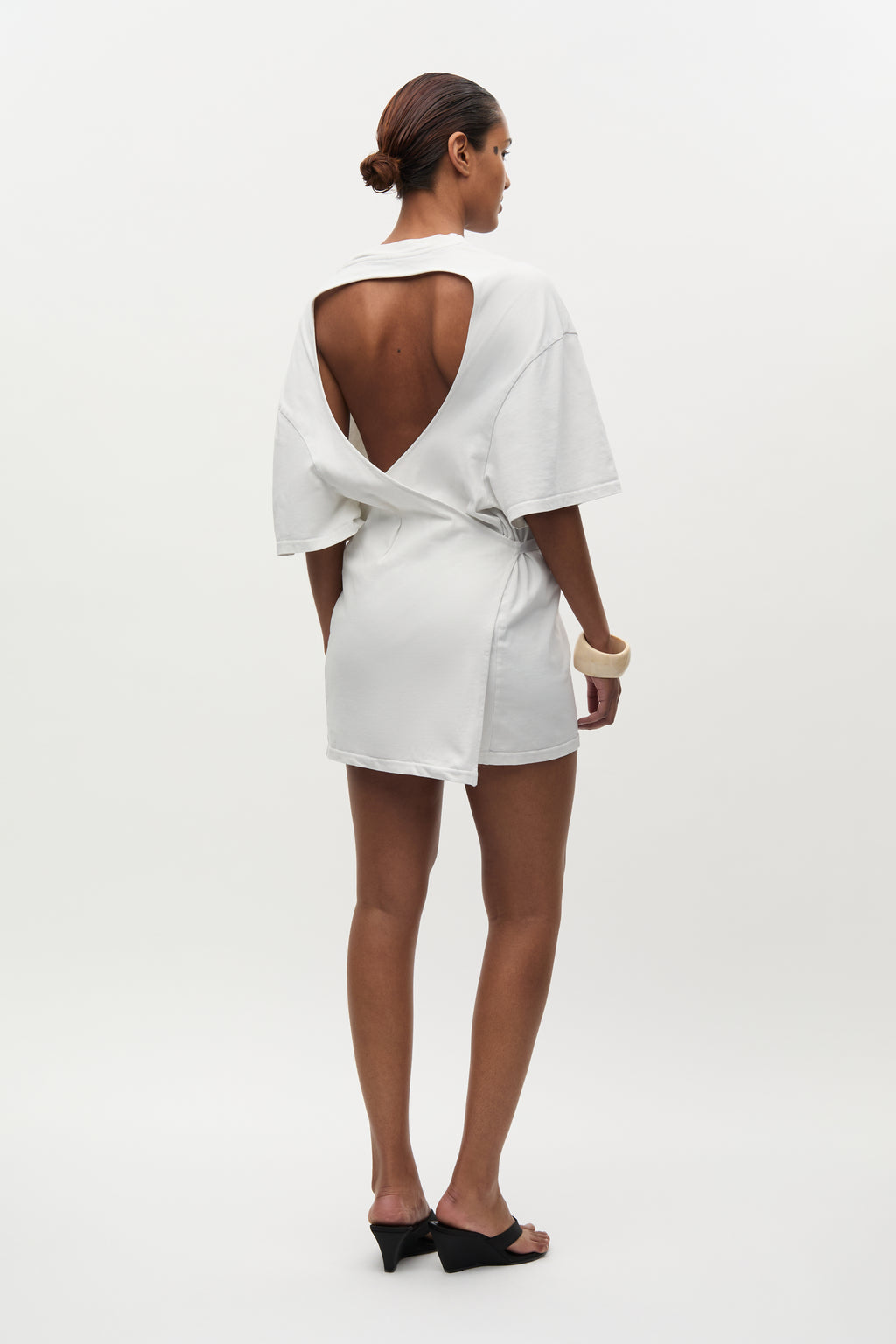 Short Upcycled T-Shirt Dress