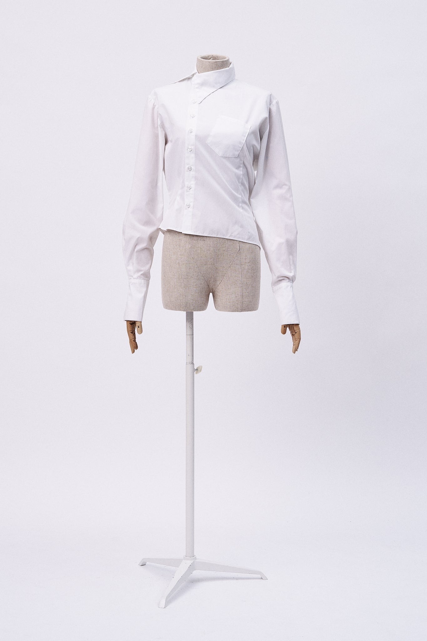 Asymmetrical Shirt White
