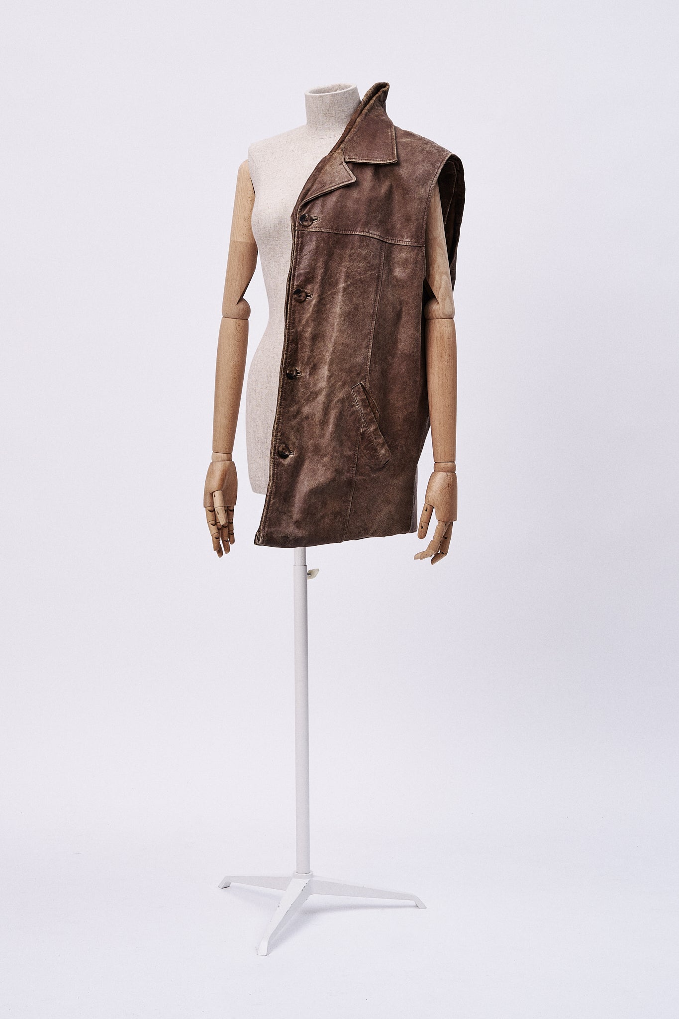 Upcycled Leather Jacket Bag