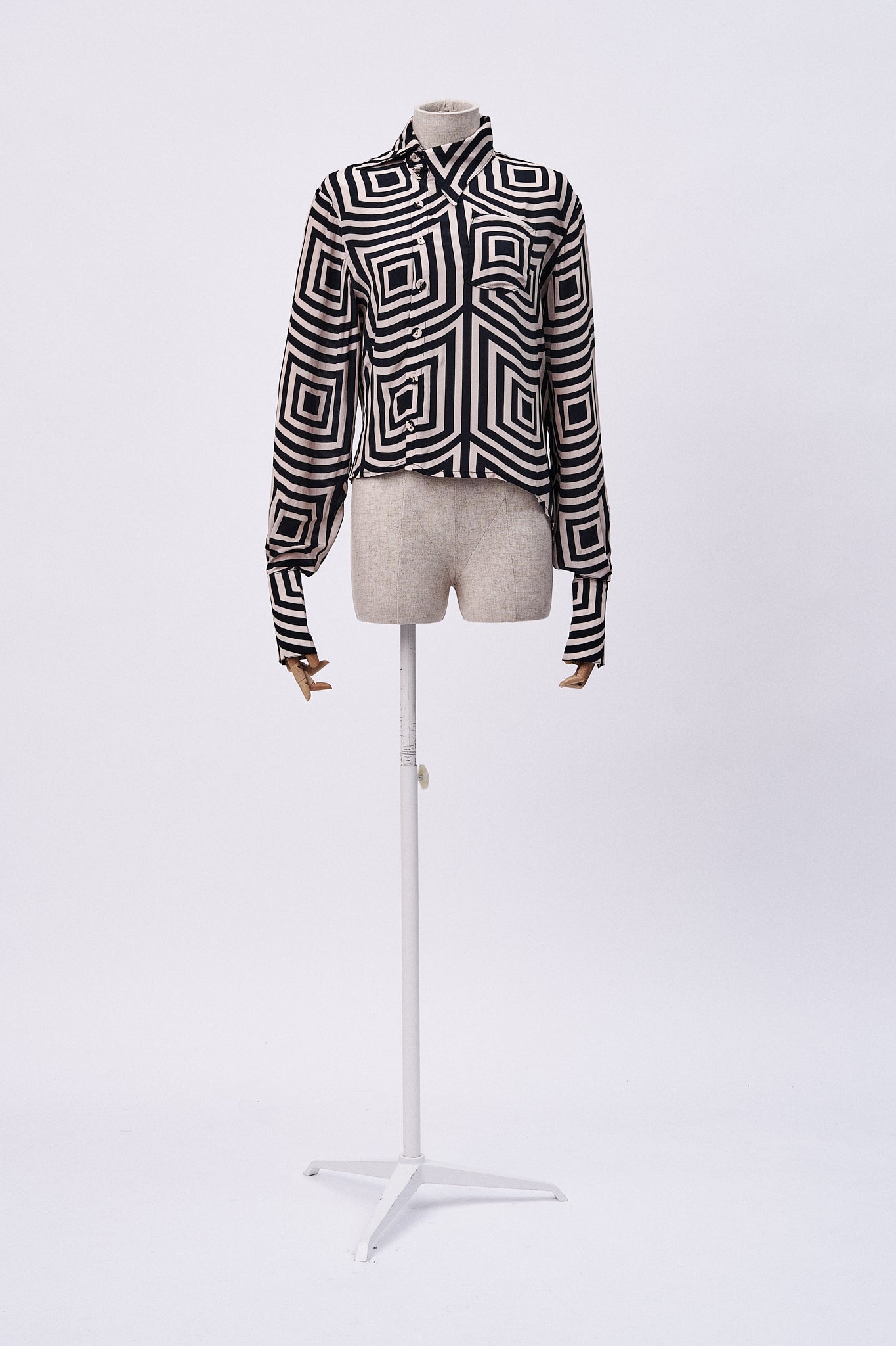 Asymmetrical Shirt Printed