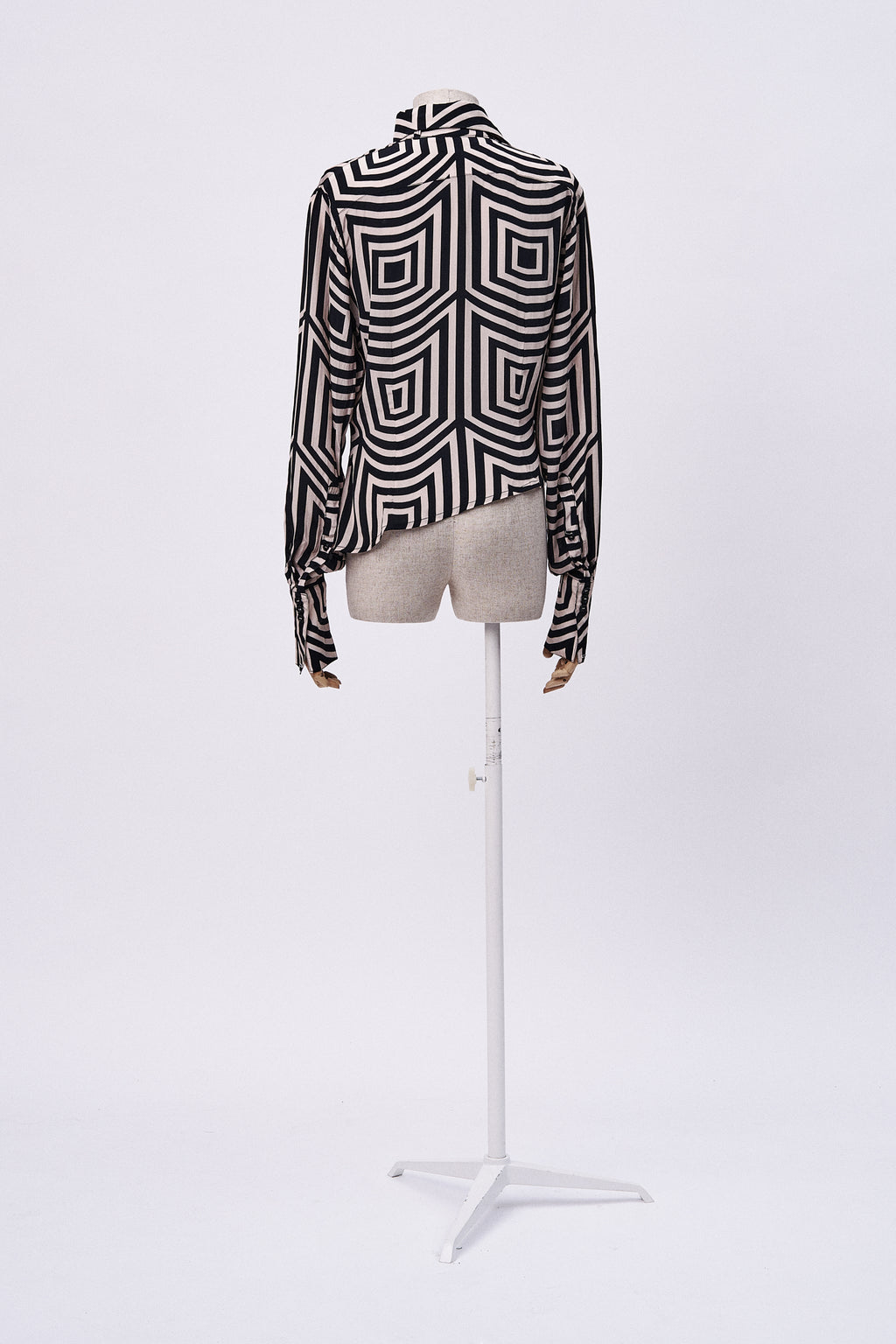 Asymmetrical Shirt Printed