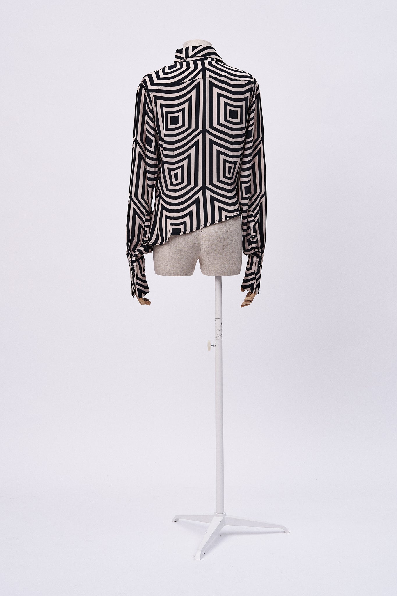 Asymmetrical Shirt Printed