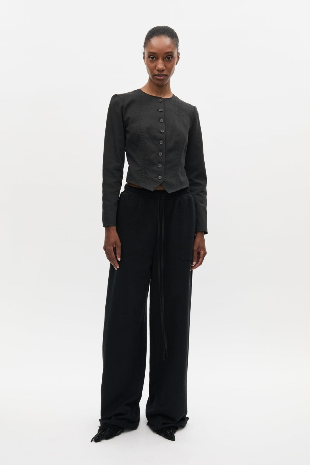 Long - Sleeved Adjustable Waistcoat - Taus