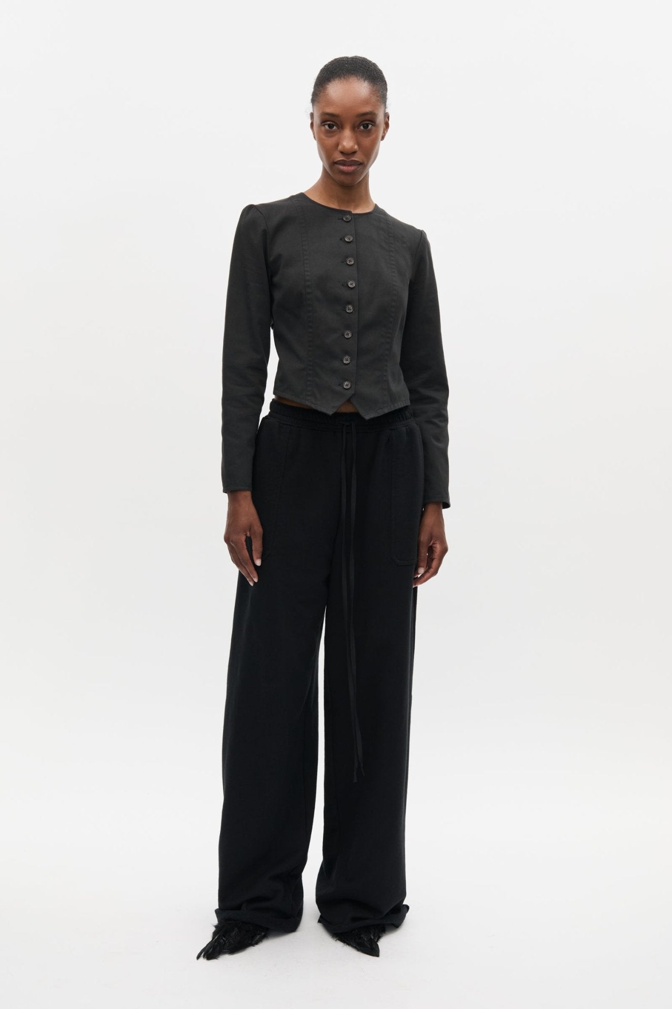 Long - Sleeved Adjustable Waistcoat - Taus