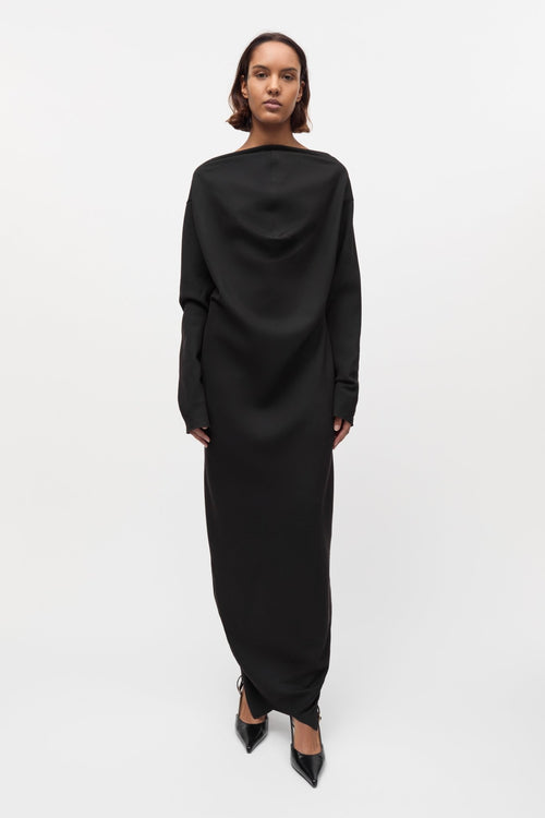 Open-Back Dress Black | Taus Official Online Shop